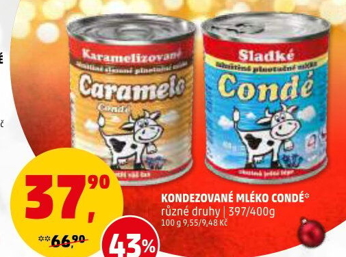 Mléko kondenzované Condé Bohemilk