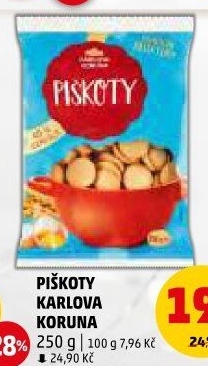Piškoty Karlova Koruna