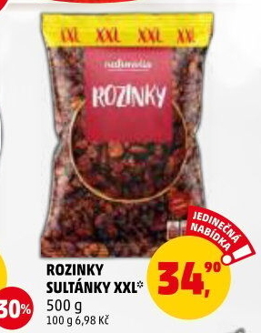 Rozinky Sultánky Naturalia