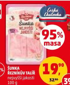 Šunka nejvyšší jakosti Řezníkův talíř