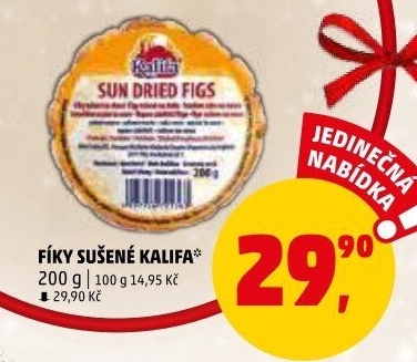 Sušené fíky Kalifa