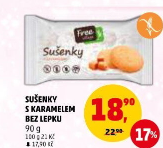 Sušenky bez lepku Free Village