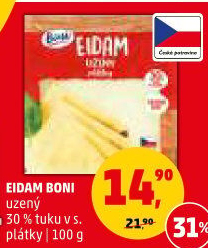 Sýr Eidam uzený 30% Boni