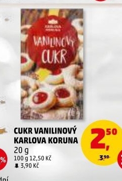 Vanilínový cukr Karlova Koruna