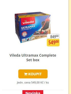 Vileda Ultramax Complete Set box