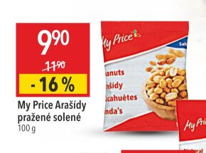 My Price Arašídy pražené solené