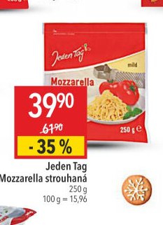 Jeden Tag Mozzarella strouhaná