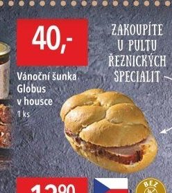 Vánoční šunka Globus v housce