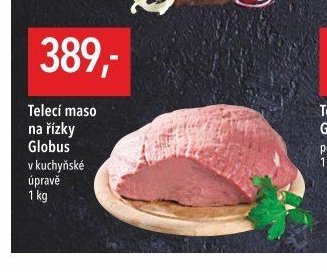 Telecí maso na řízky Globus
