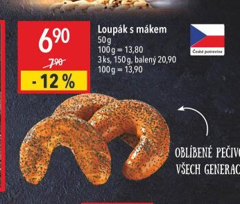 Loupák s mákem