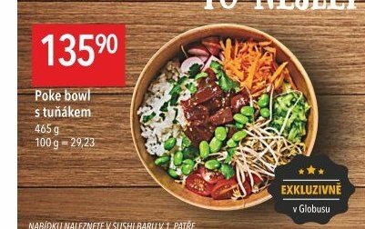 Poke bowl s tuňákem