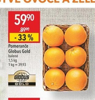 Pomeranče Globus Gold
