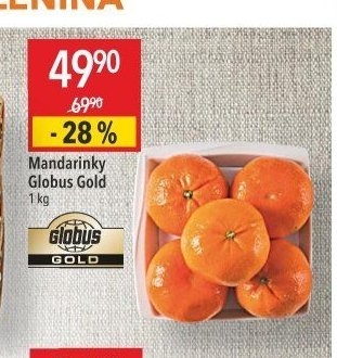 Mandarinky Globus Gold