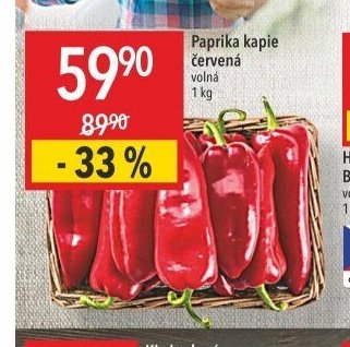 Paprika kapie červená