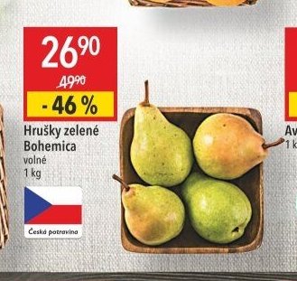 Hrušky zelené Bohemica