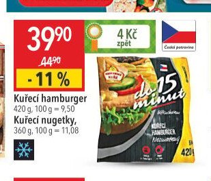 Kuřecí hamburger / nugetky