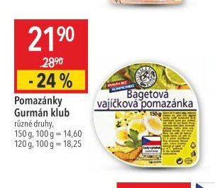 Gurmán klub Bagetová vajíčková pomazánka