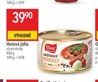 Hotová jídla různé druhy 400 g