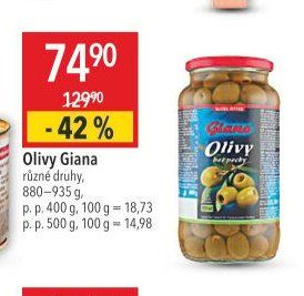 Olivy Giana různé druhy 880-935 g