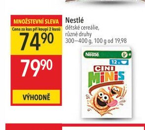 Nestlé dětské cereálie různé druhy 300-400 g