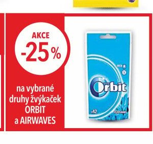 Žvýkačky Orbit a Airwaves