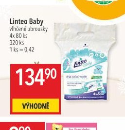 Linteo Baby vlhčené ubrousky