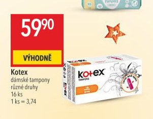 Kotex dámské tampony