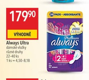 Always Ultra dámské vložky