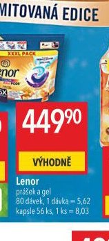 Lenor prášek a gel