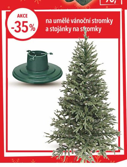 Umělé vánoční stromky a stojánky na stromky