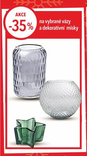 Vázy a dekorativní misky