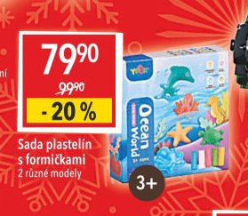 Sada plastelín s formičkami