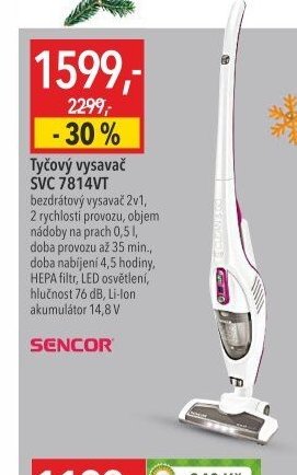 Tyčový vysavač SVC 7814VT