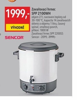 Zavařovací hrnec SPP 2100WH