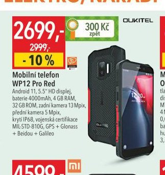 Mobilní telefon WP12 Pro Red
