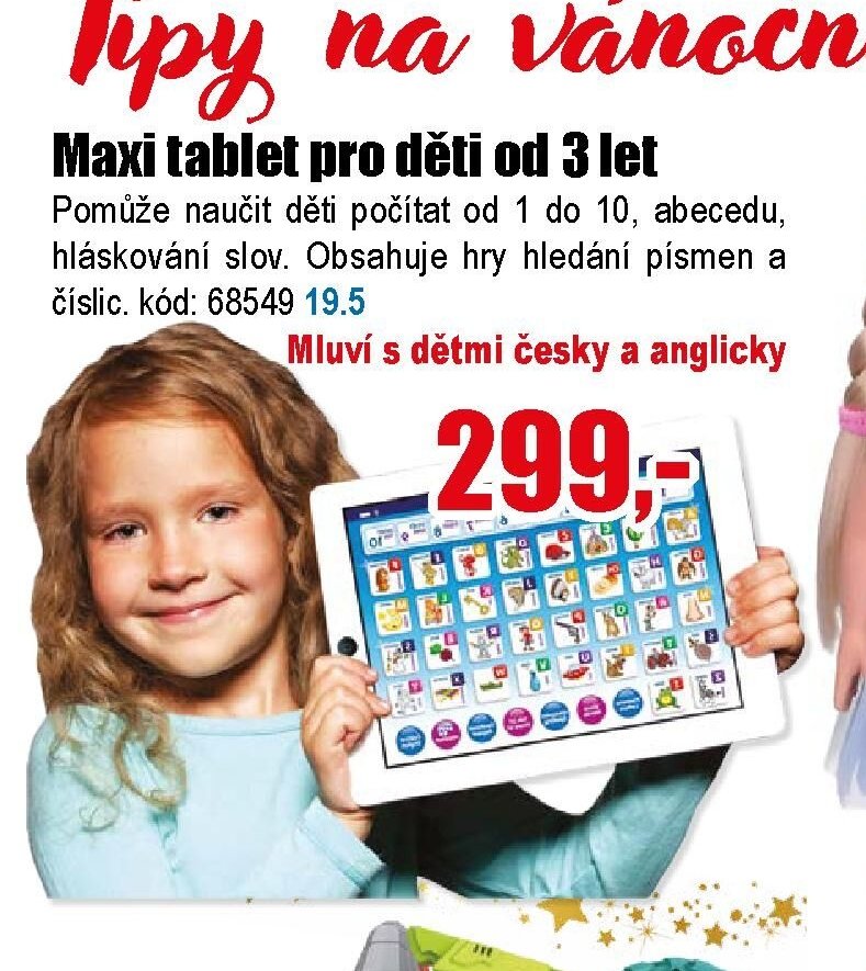 Maxi tablet pro děti od 3 let