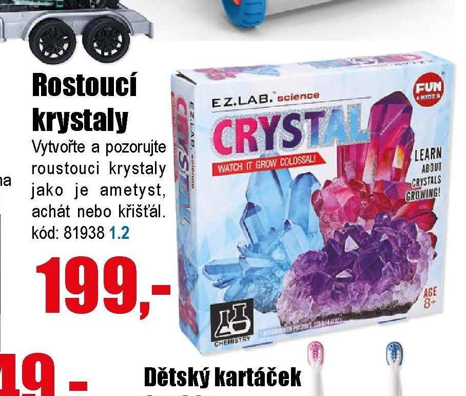 Rostoucí krystaly