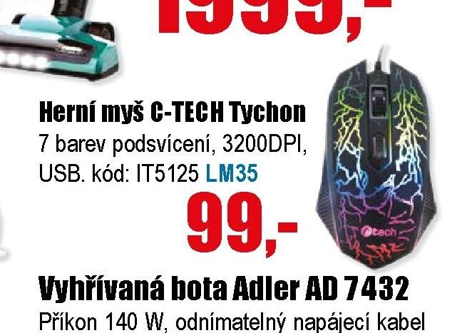 Herní myš C-TECH Tychon