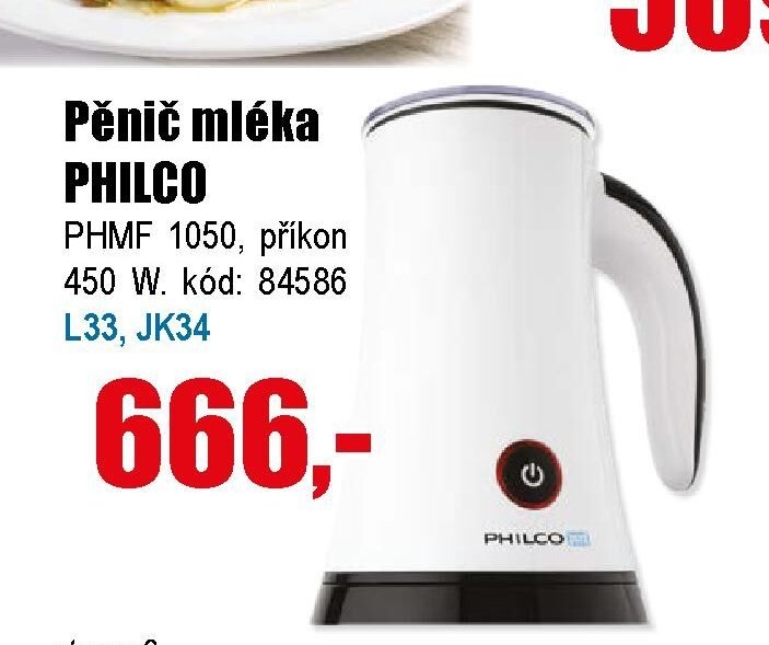 Pěnič mléka PHILCO