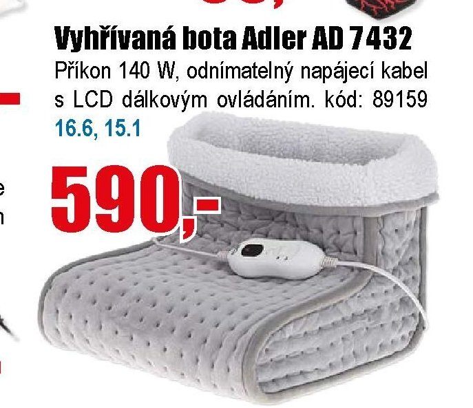 Vyhřívaná bota Adler AD 7432