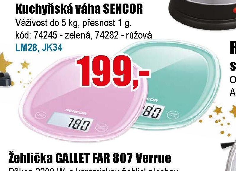 Kuchyňská váha SENCOR