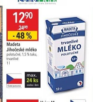 Madeta Jihočeské mléko