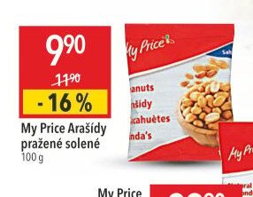 My Price Arašídy pražené solené