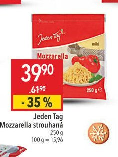 Jeden Tag Mozzarella strouhaná