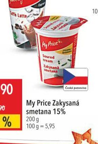 My Price Zakysaná smetana 15%