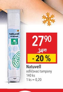 Natuvell odličovací tampony