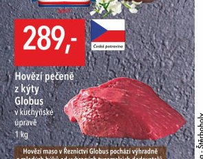 Hovězí pečeně z kýty Globus