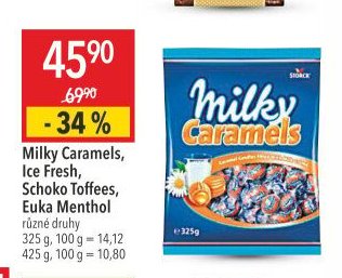 Milky Caramels, Ice Fresh, Schoko Toffees, Euka Menthol