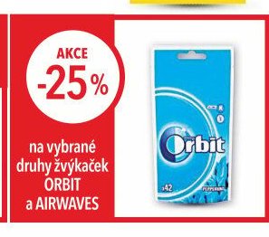 Žvýkačky Orbit a Airwaves