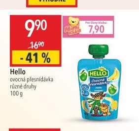 Hello ovocná přesnídávka